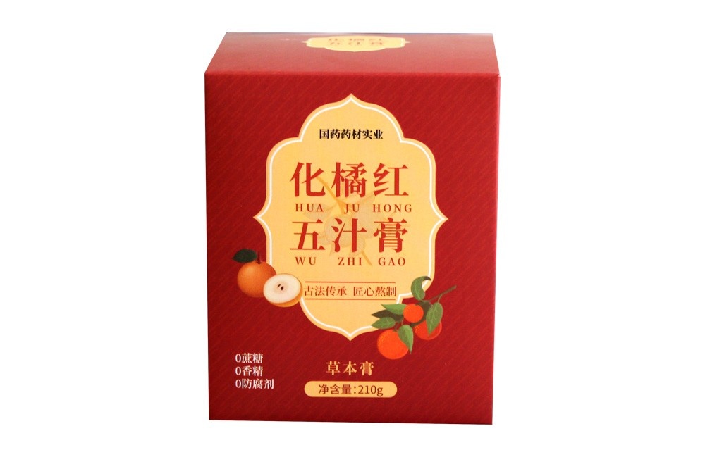 國藥藥材化橘紅五汁膏210g/瓶