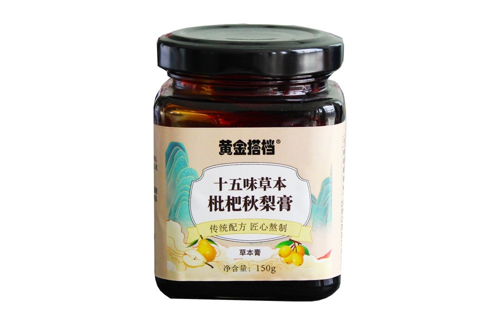黃金搭檔十五味草本枇杷秋梨膏150g/瓶